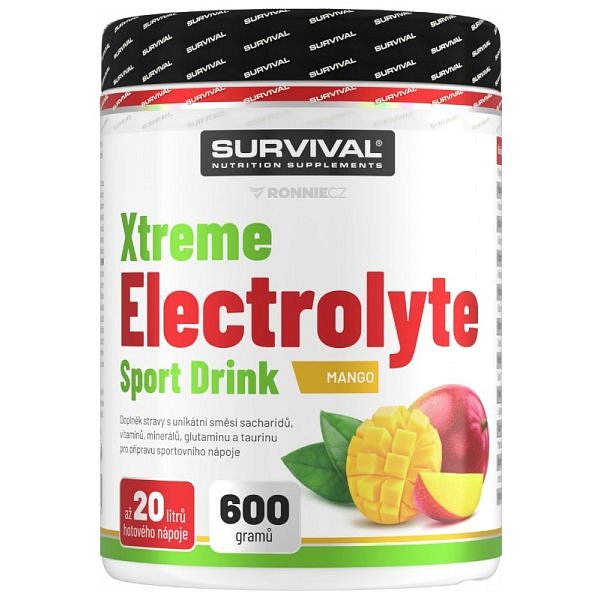 Xtreme Electrolyte Sport Drink - 600 g, pomeranč