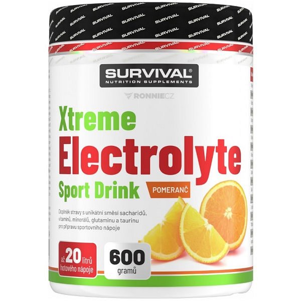 Xtreme Electrolyte Sport Drink - 600 g, pomeranč