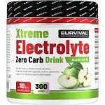 Xtreme Electrolyte Zero Carb Drink - 300 g, zelené jablko